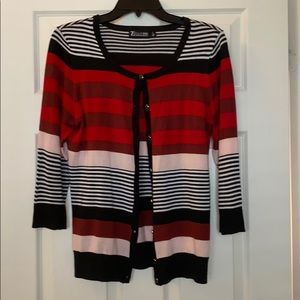 NY&CO FALL BUTTON DOWN SWEATER WITH 3/4 SLEEVES!!